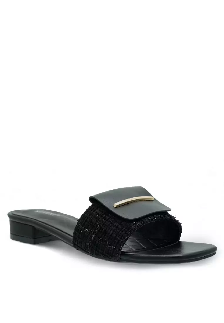 Buy Noveni Women Slip On Faux Leather Fashion Heels 240370213