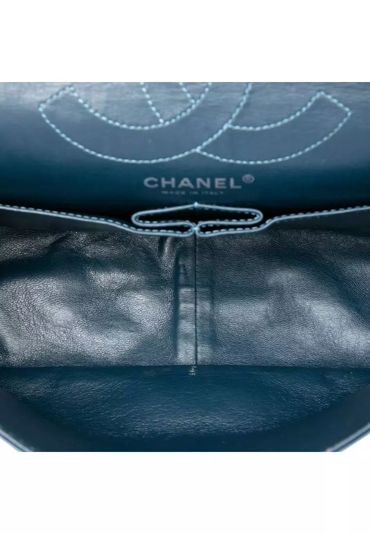 Pre-Loved Chanel Quilted Patent Reissue 2.55 Double Flap 226