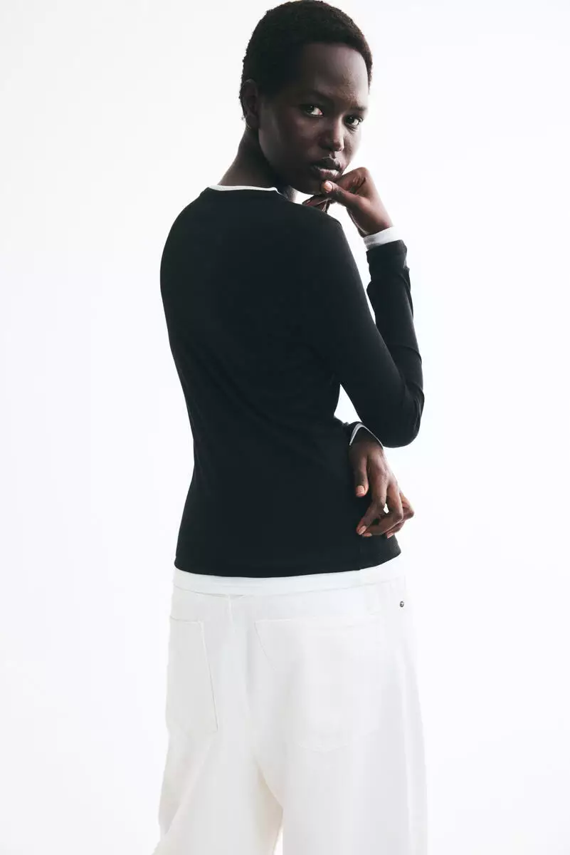 Layered-look top