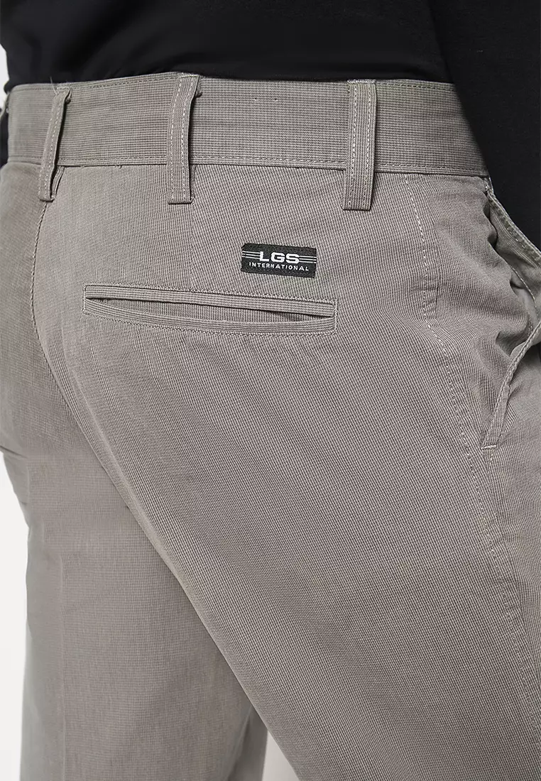 LGS - Celana Panjang Casual Pria Regular Fit Motif Polos - CCT.501.027.002.C