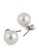 estele silver Estele Oxidized Silver Tone Plated fancy Earrings with White Austrian Crystal stone and Pearl drop in white alloy metal 2F9ABAC9261D92GS_3