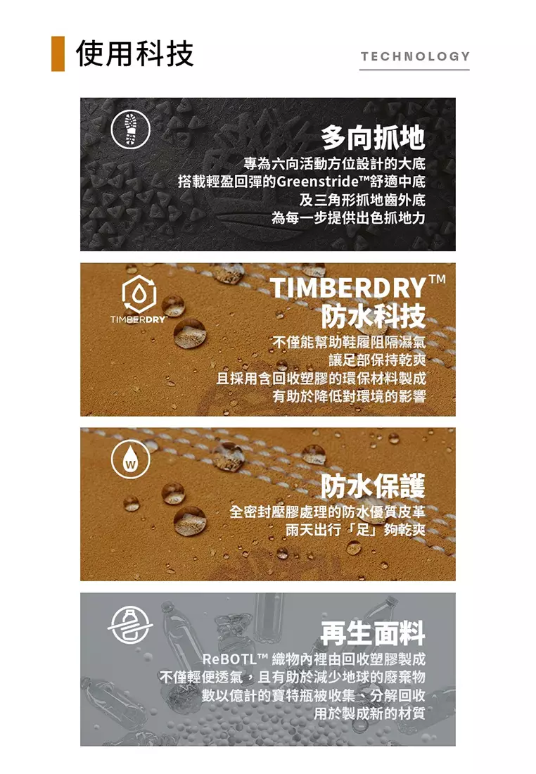 女款 GreenStride™ Motion 6 防水健行鞋