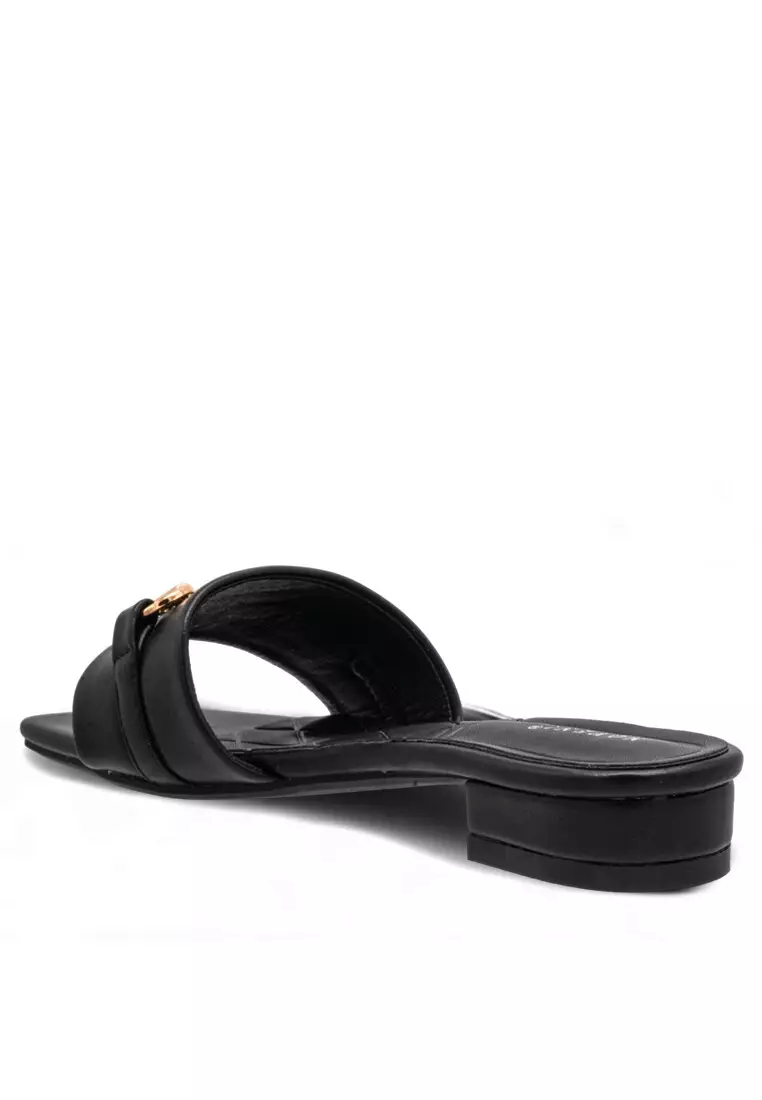 Women Slip On Faux Leather Fashion Heels - 240370216