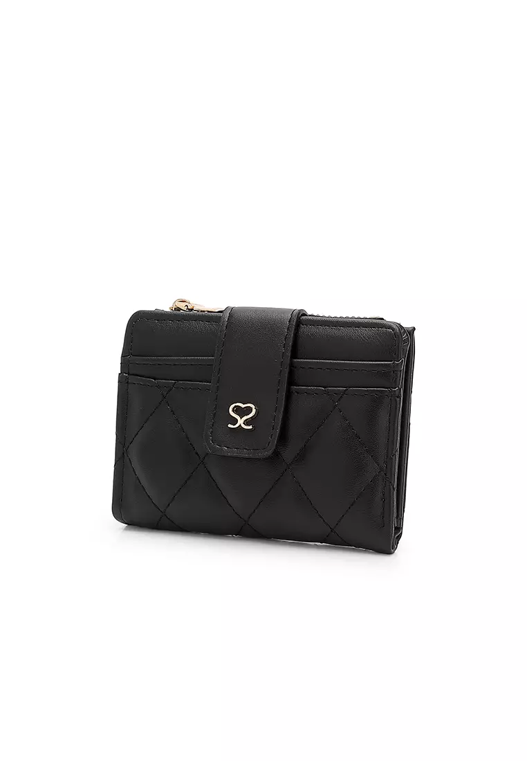Women's Short Wallet / Purse - Black