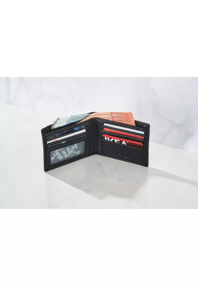 Euro Polo Men Gift Box 3-in-1 Set Top Grain Cow Leather Wallet & Men Belt & Cardholder EP SET