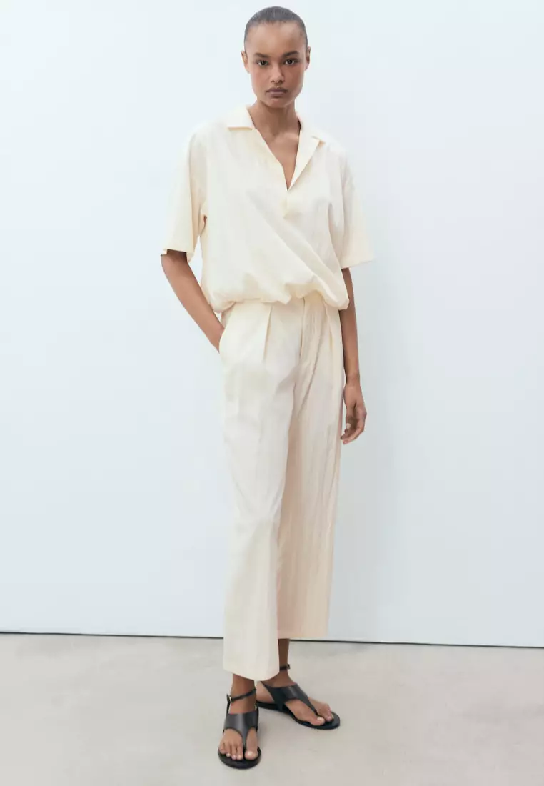 Flowy Cropped Trousers