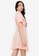 ZALORA BASICS pink Relaxed Drawstring Fit & Flare Dress 36FFDAA9246BEBGS_2