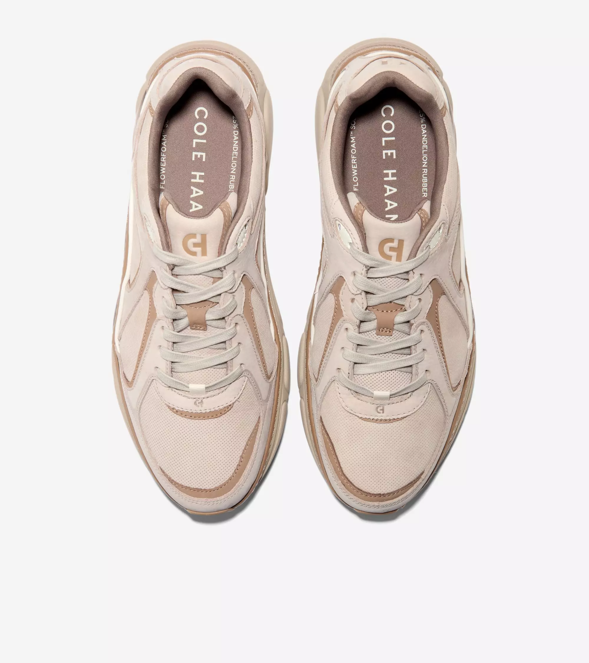 Cole Haan Men Grandpro Millenia Runners - Sepatu Pria (Beige)