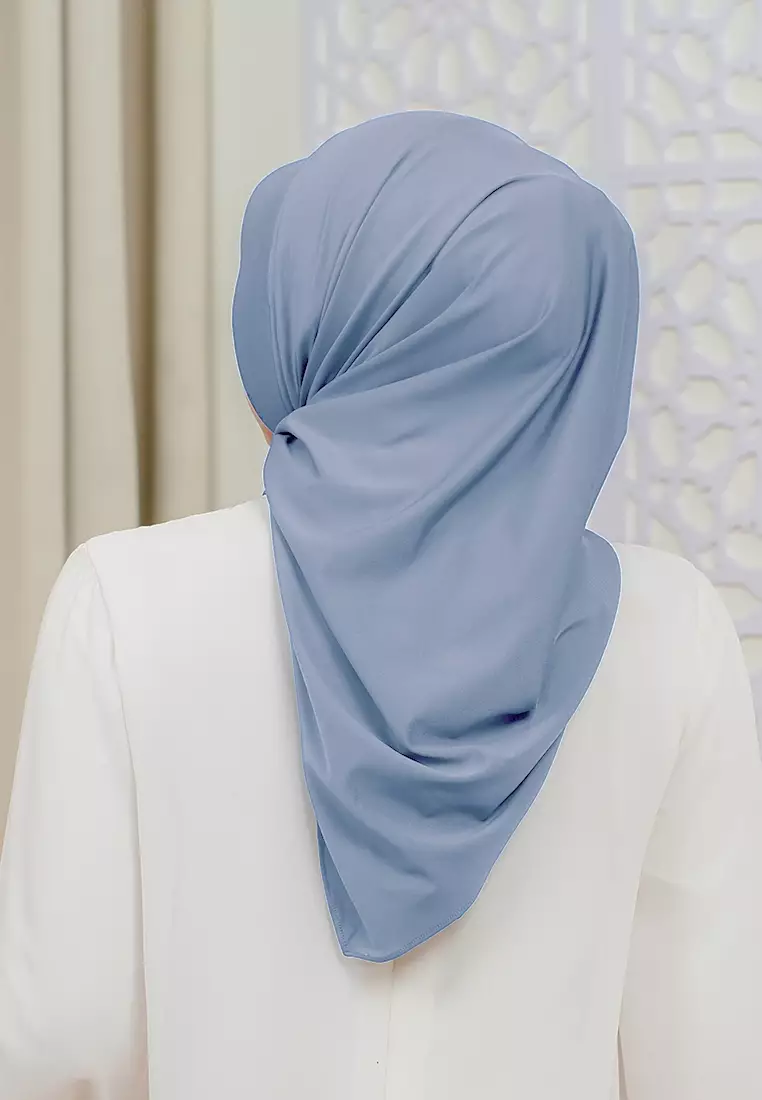 HIJAB INSTAN SOFTPAD AMEENA - SOFT BLUE