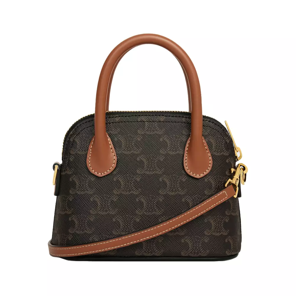 [5.5UPER DEALS] Triomphe Honorine Mini Model Handbag Tan