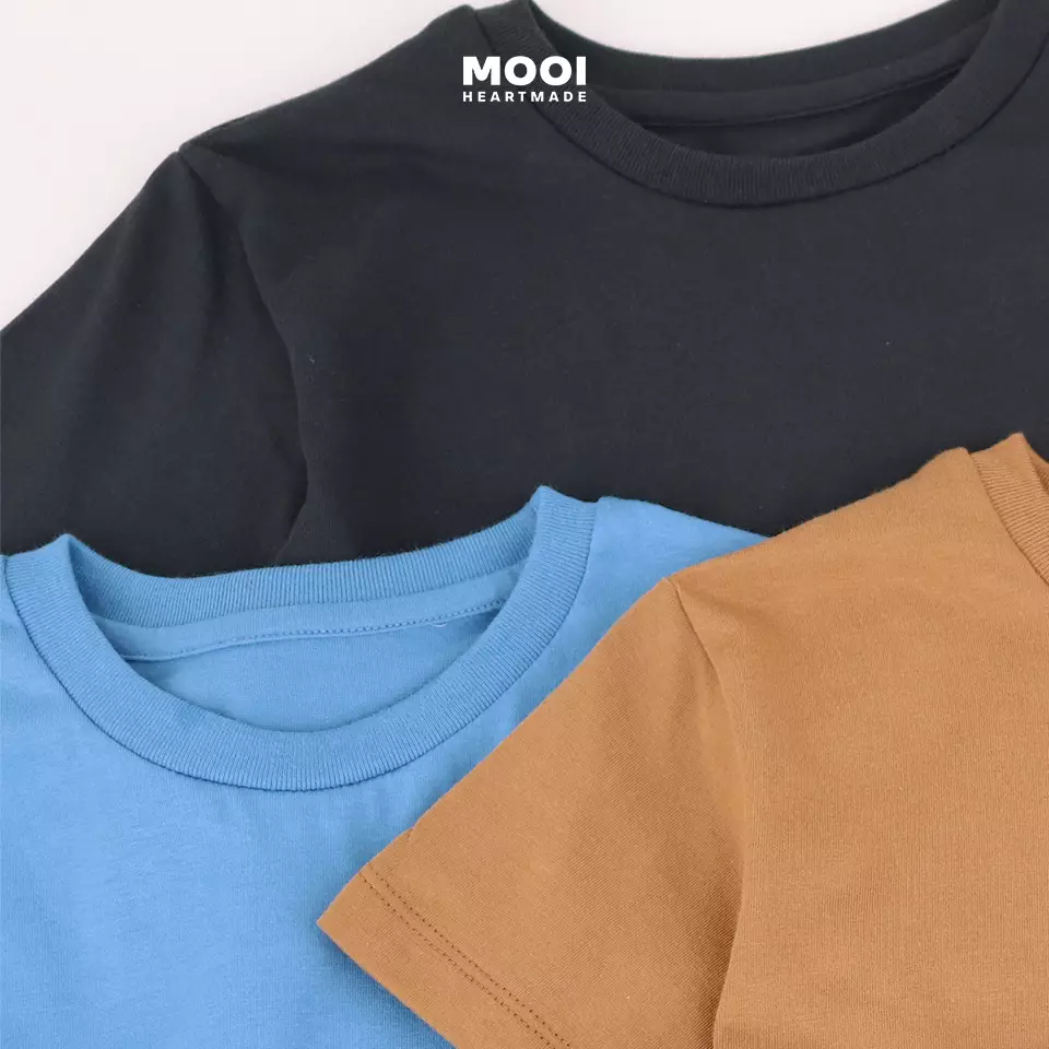 Mooi Kaos Anak Laki - Laki Elio T-Shirt - Ginger Brown