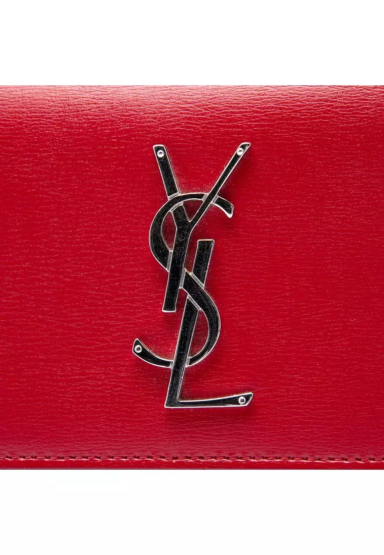 Pre-Loved Saint Laurent Medium Calfskin Monogram Sunset Crossbody