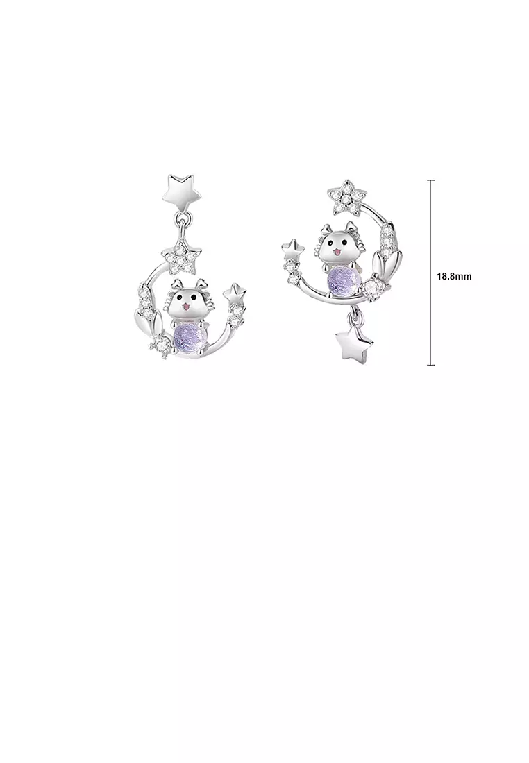 Cartoon earrings sales