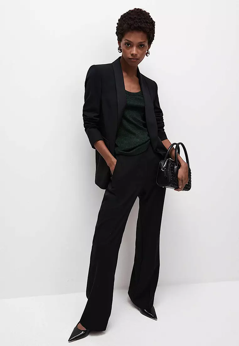 Cotton Rich Sparkly Ribbed Vest