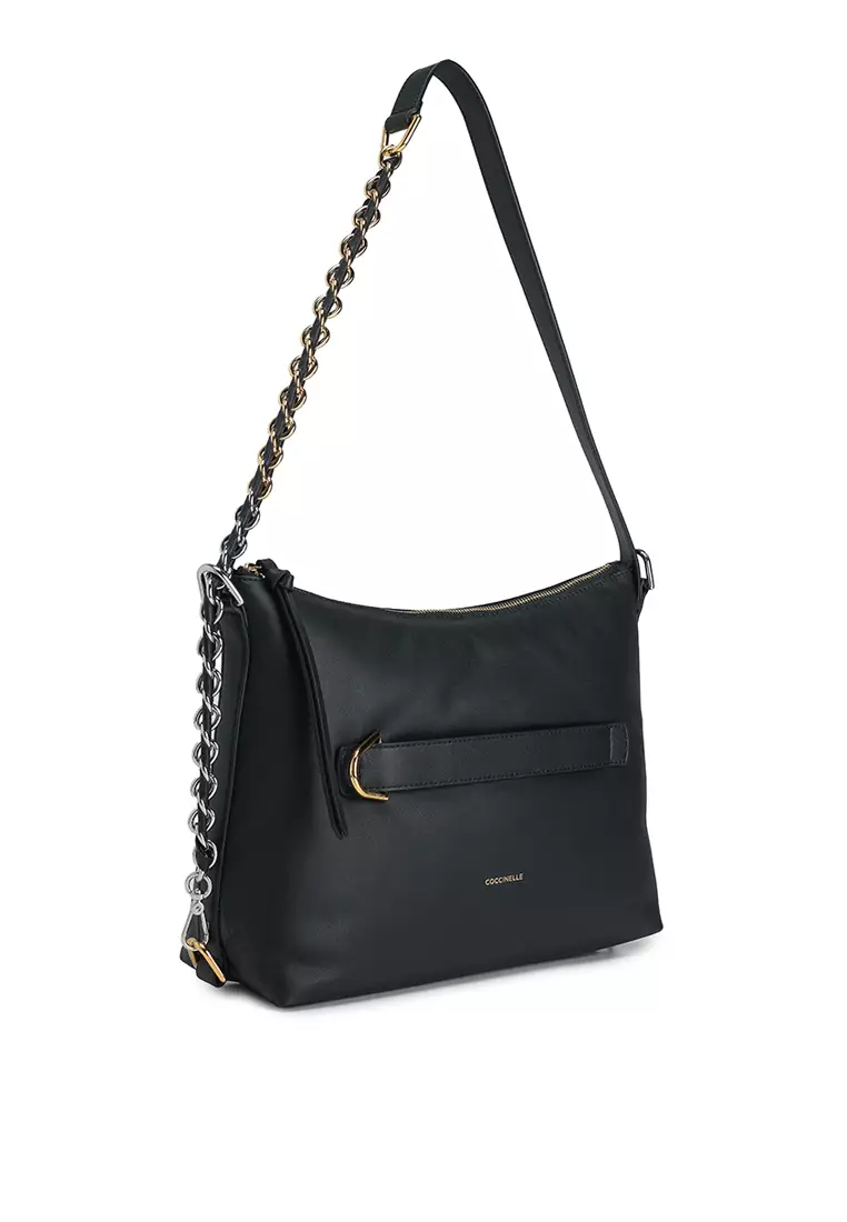 Gretel Puffy Smooth Shoulder Bag