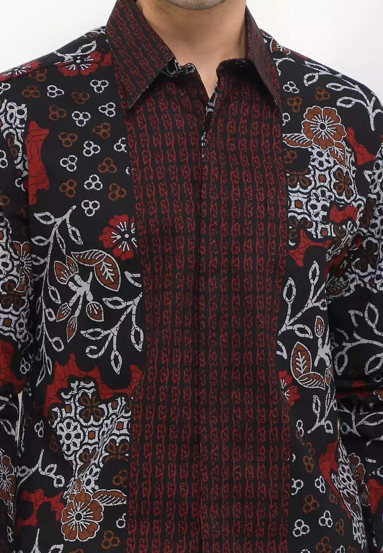 Kemeja Body Fit Batik Semanggi Sekar Jagad