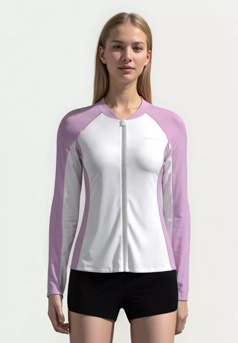 Supplementary Ladies Light Purple Zip Front UV Jacket