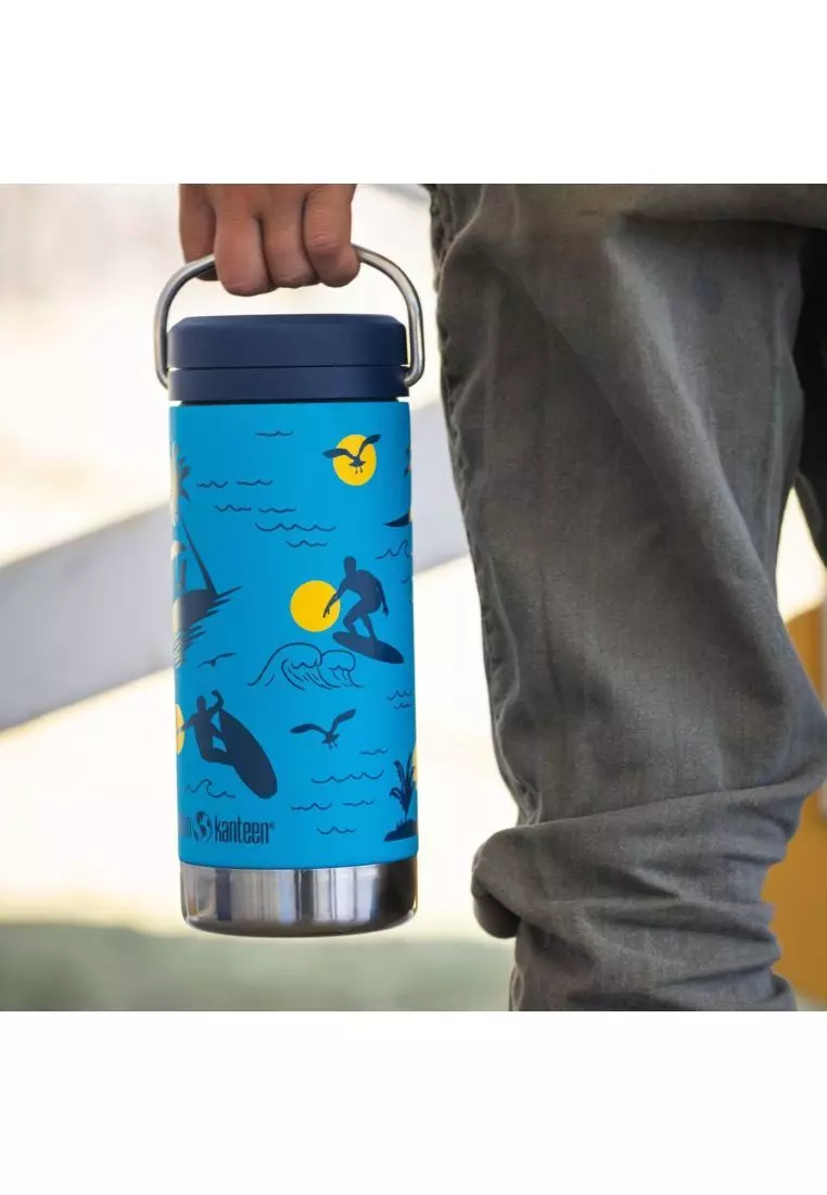 12Oz Tkwide Insulated Water Bottle With Twist Cap In Surfer