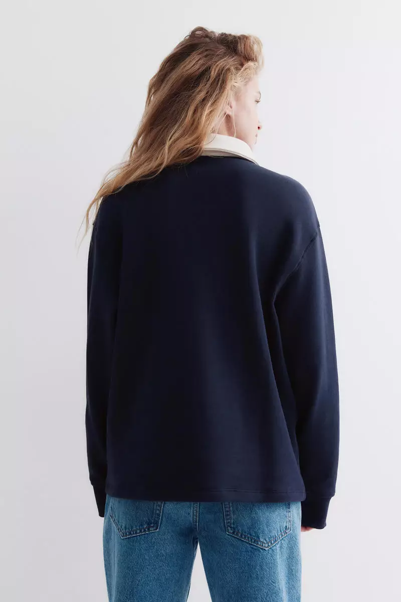 Oversized rugby shirt