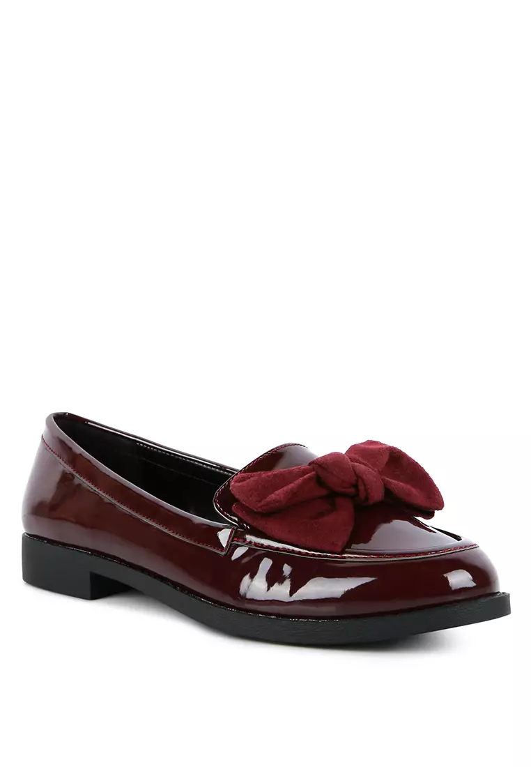 Womens hot sale tie loafers