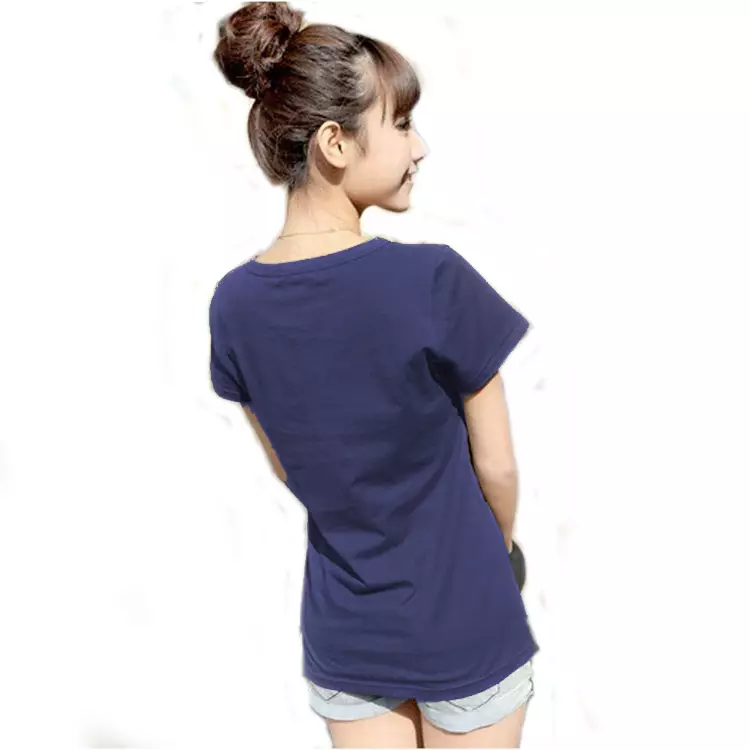 OKECHUKU New Vioree Twotone Kaos Leher V Wanita V Neck T Shirt Size M - Xxl