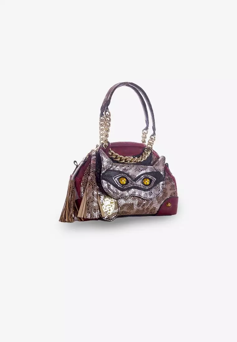 CSHEON Ariana Bowling Bag in Genuine Leather by CSHEON Handcrafted
