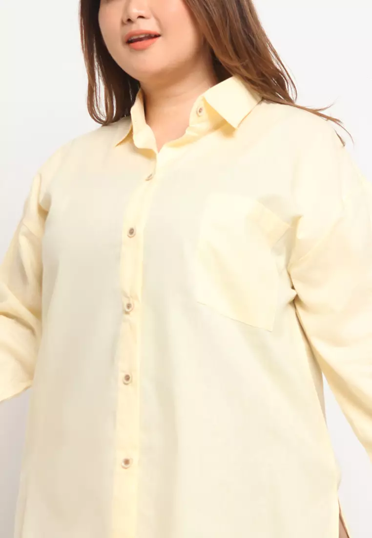 Plus Size Shirt Rui Baby Yellow