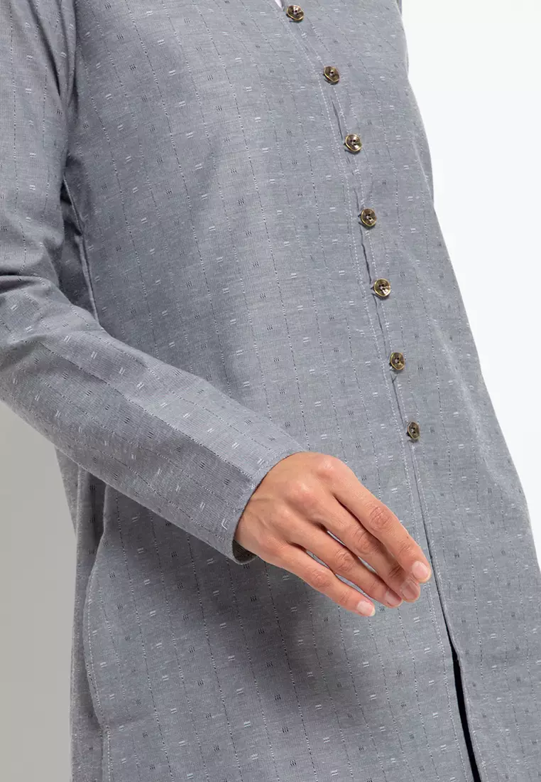 AZZAR Lala Tunic in Grey