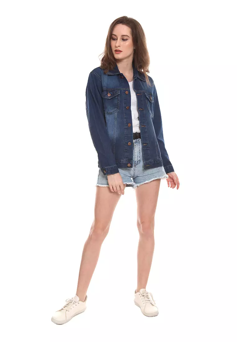 Jaket Denim Regular Deep Blue Wash JD2004