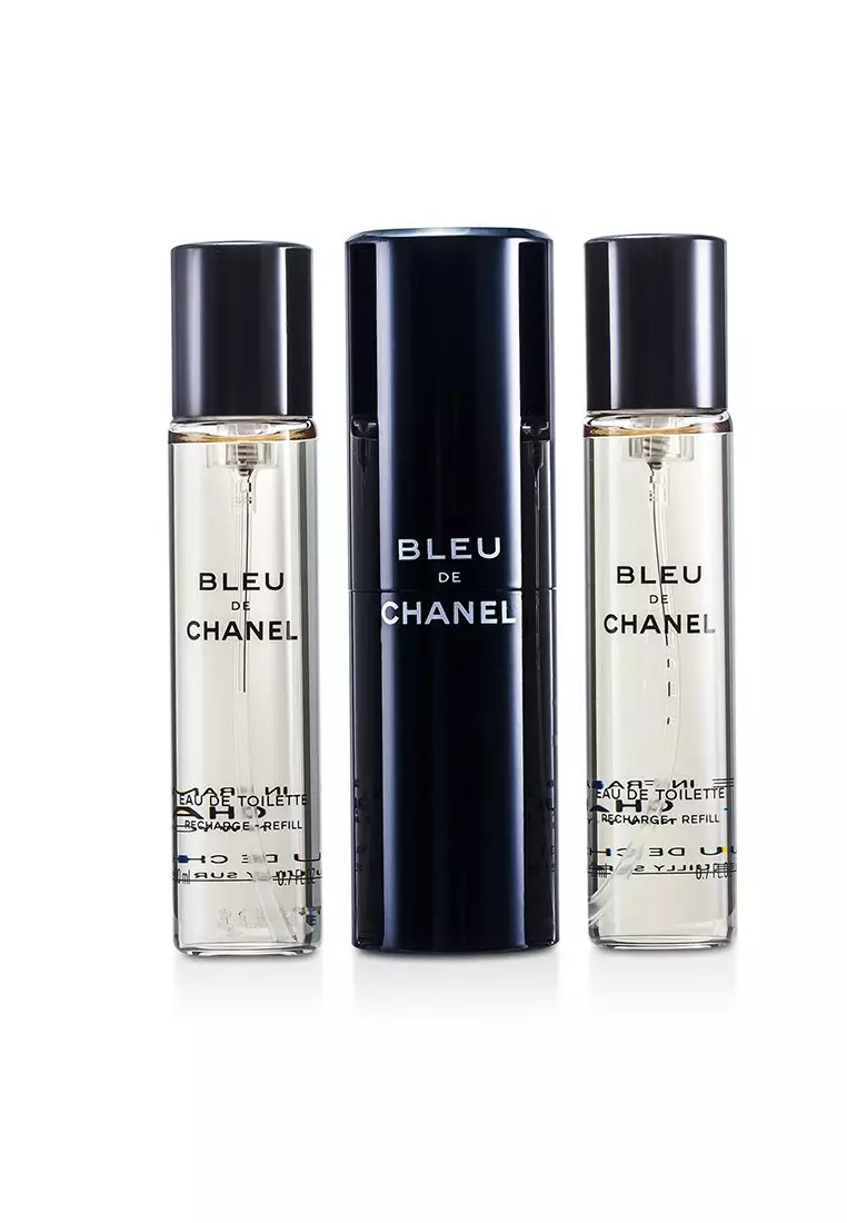 網上選購Chanel 香奈兒之藍旅行裝香水噴霧&2補充裝3x20ml/0.7oz 2024