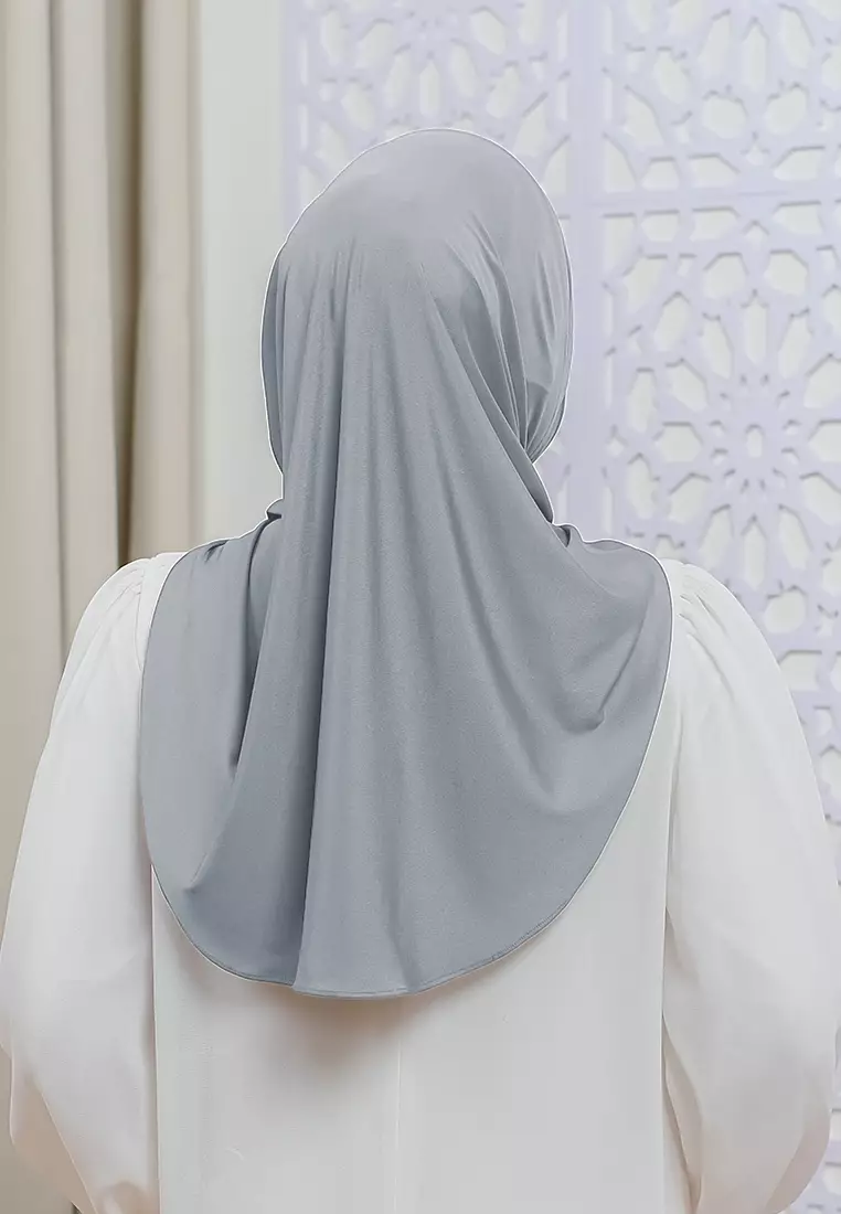 HIJAB INSTAN LUNA - LIGHT GREY