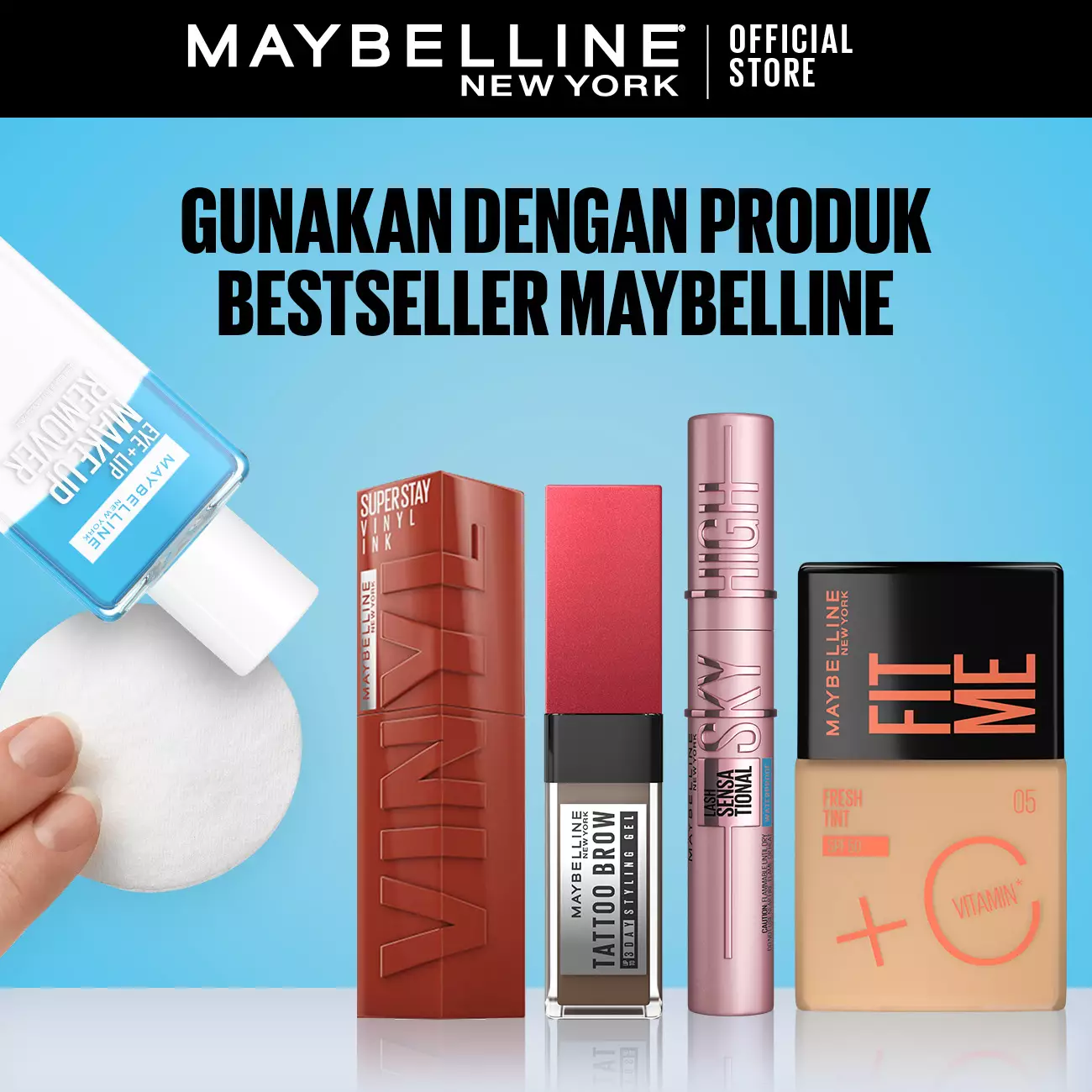 Maybelline Lip and Eye Makeup Remover 70 ml NEW