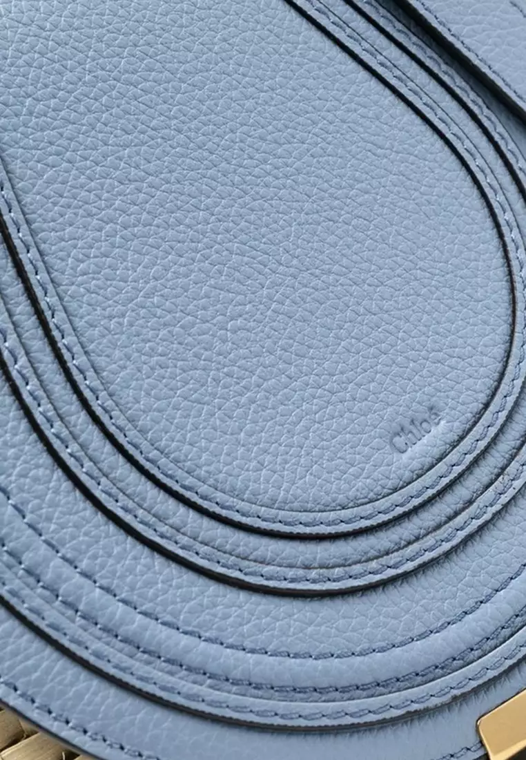 Marcie Basket Crossbody Bag in Shady Cobalt