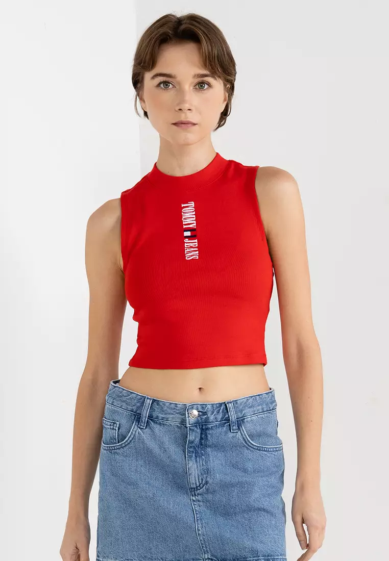 Tommy hilfiger crop shop tank top