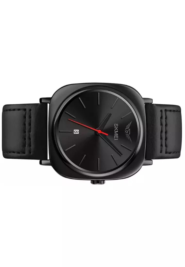 Jam Tangan Analog Pria Waterproof Strap Tali Material Leather IR37 ORIGINAL