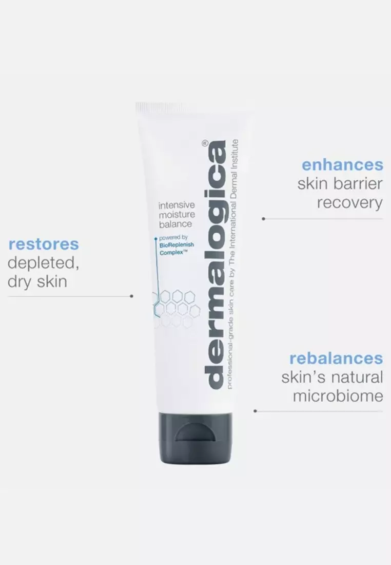 intensive moisture balance moisturizer, moisturizes dry, depleted skin