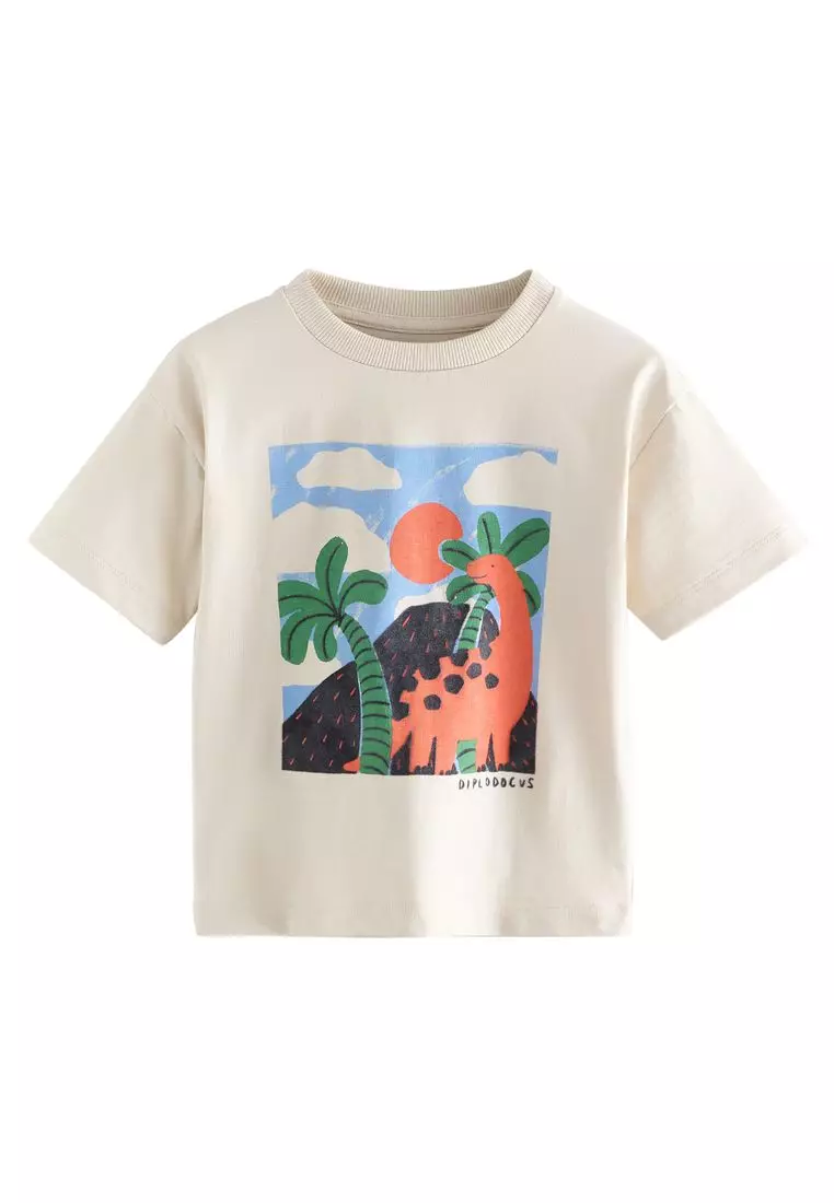100% Cotton Short Sleeve Graphic Print T-Shirt