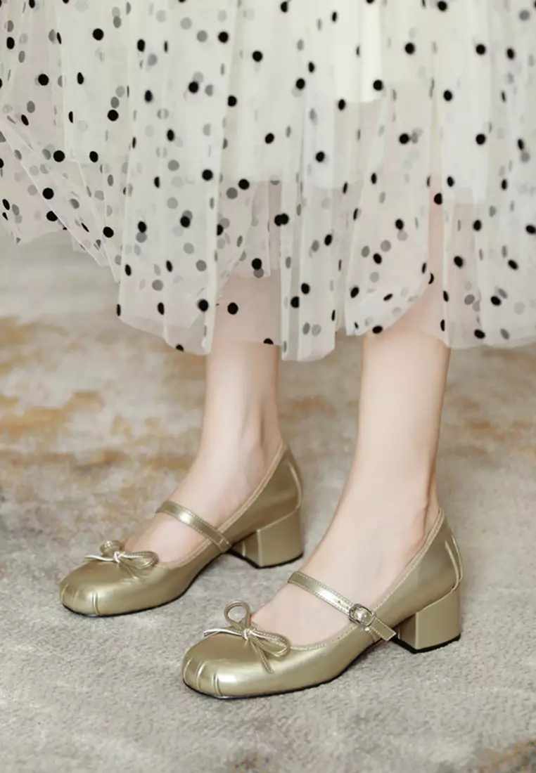 5CM Bow Knot Mary Jane Shoes TE868-22