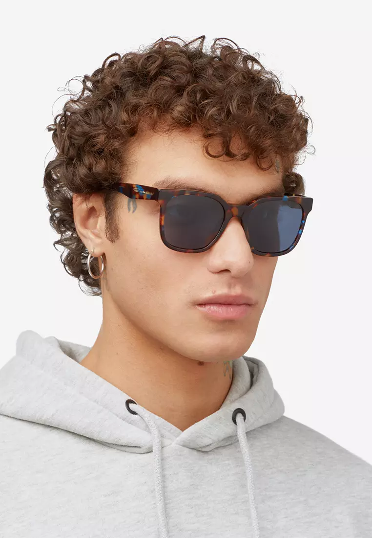 HAWKERS Teal Carey Blue TRIBE Sunglasses for Men and Women, Unisex. UV400 Protection. Official Product designed in Spain