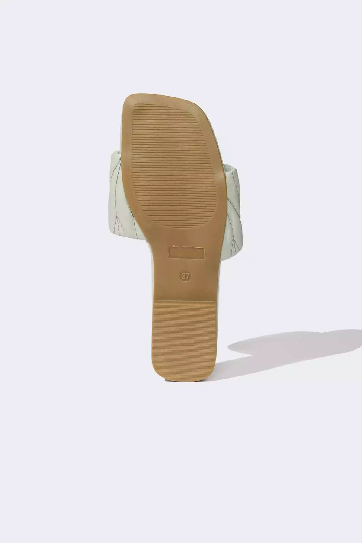 Women's Flat Sole Faux Leather Slippers D8977Ax25Sm