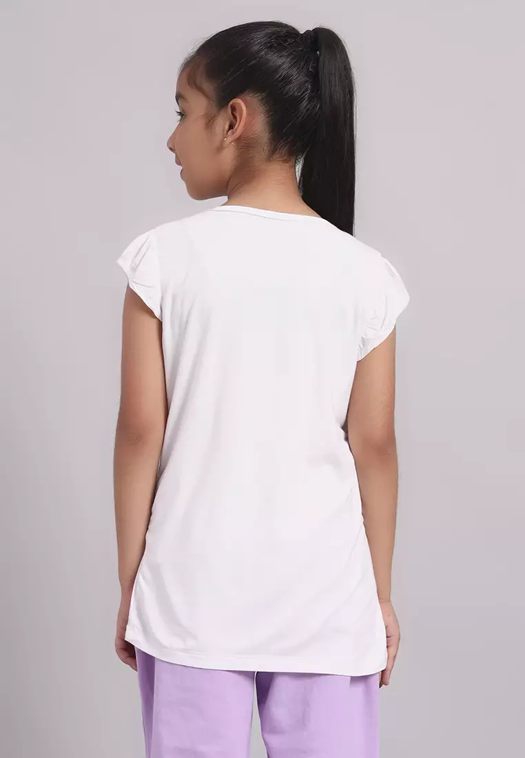 Kaos Lengan Ruffle Anak Perempuan TwinkleTails