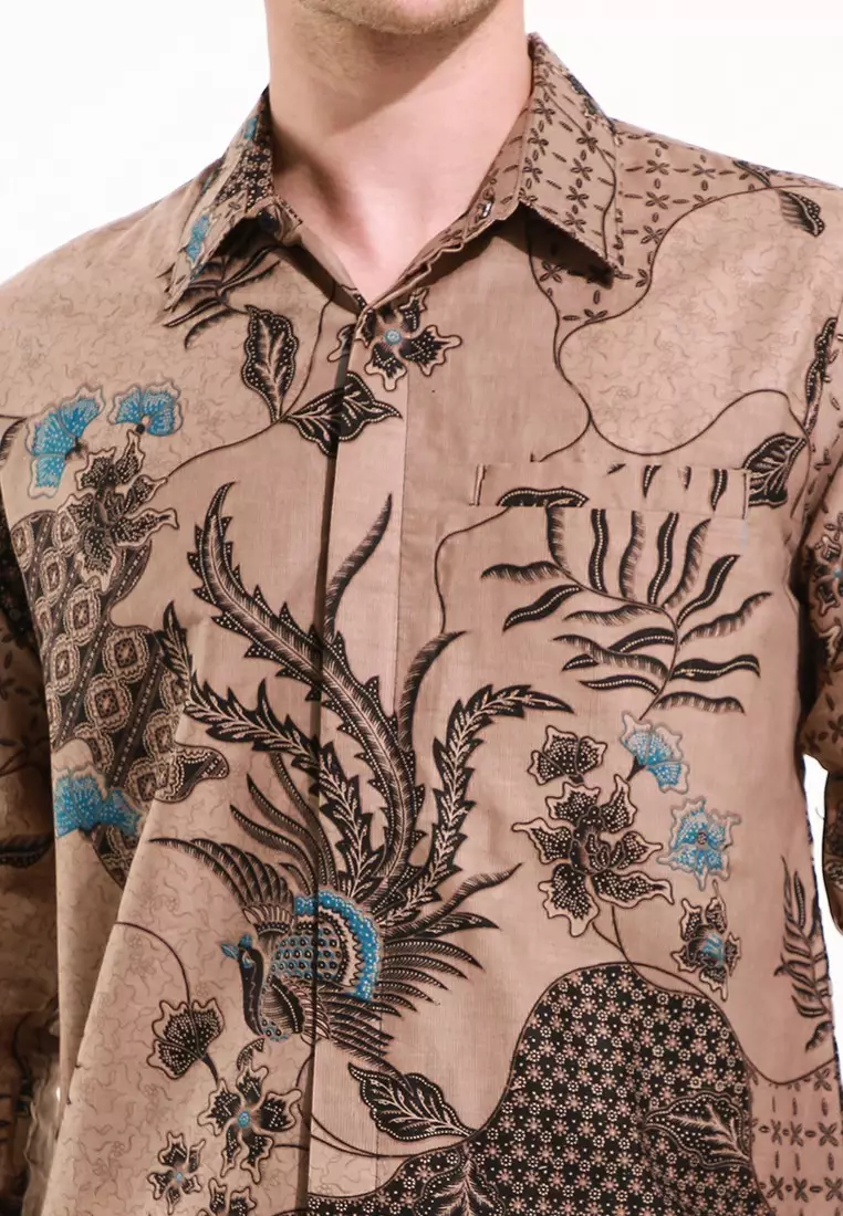 Sekarjagad Kemeja Batik Exclusive Premium Pria Casual Modern Lengan Panjang