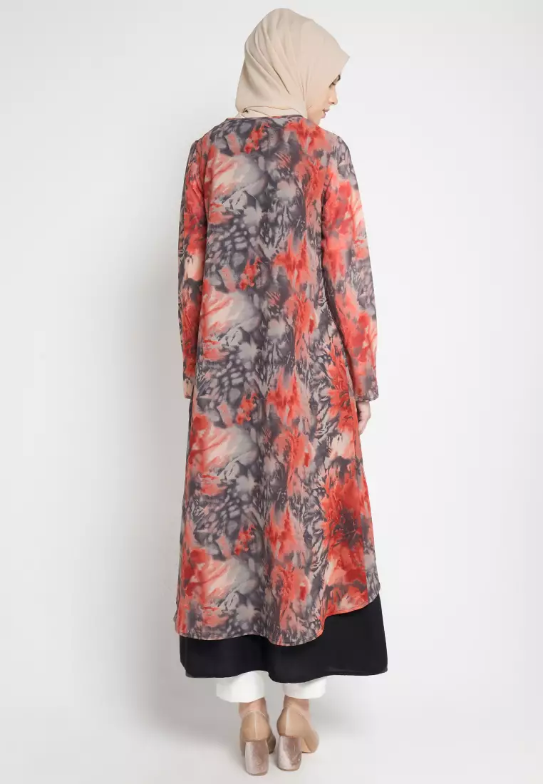 Brienne Maxi Dress In Grey