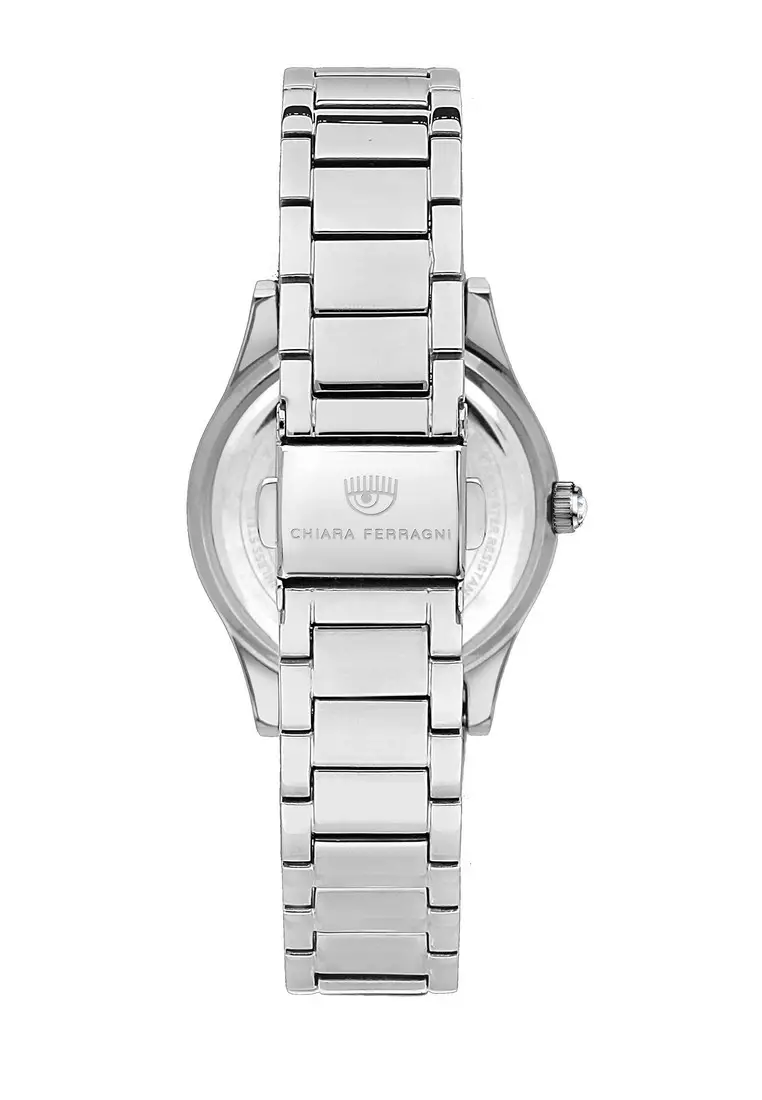 【2 Years Warranty】 Chiara Ferragni Contemporary 32mm Light Rose Sunray Dial Women's Quartz Watch R1953102508