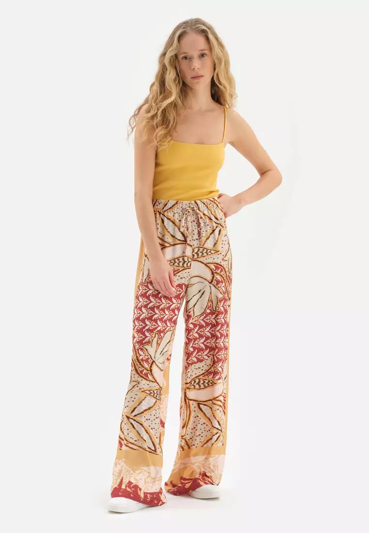 Mustard Tanktops, Square Neck, Regular, Sleeveless Loungewear for Women