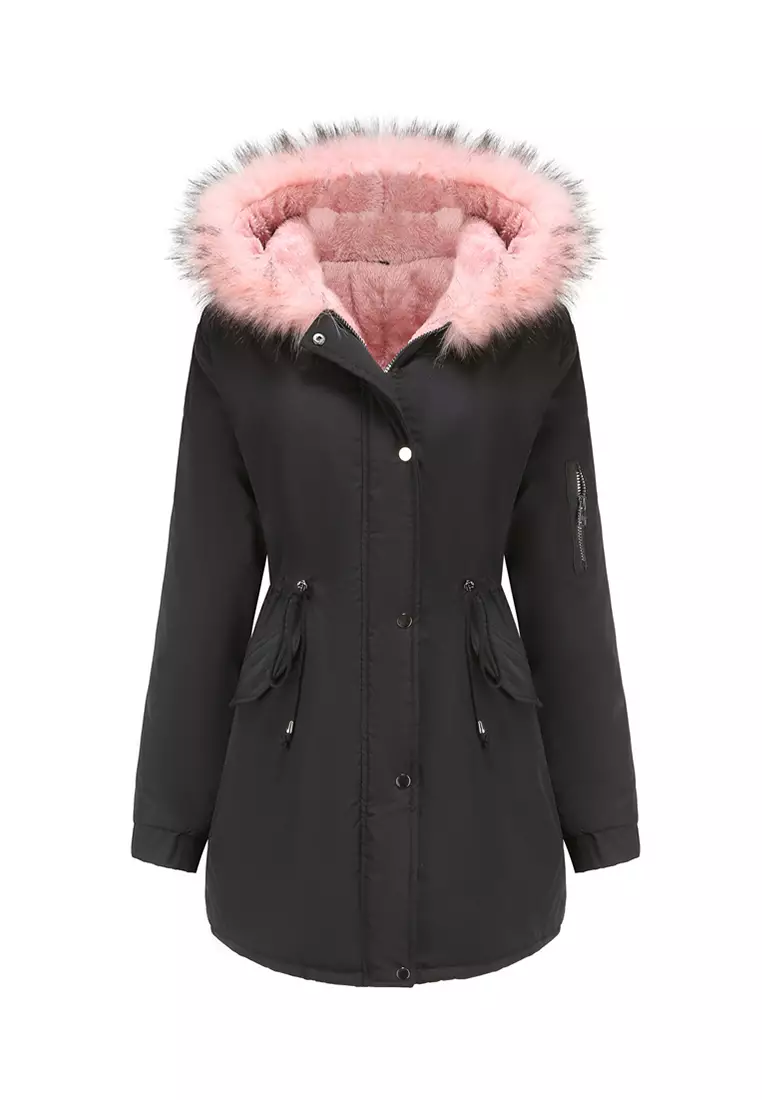 Coat Kunstfelljacke Pink Kunstfell Jacke Tally Weijl Pink