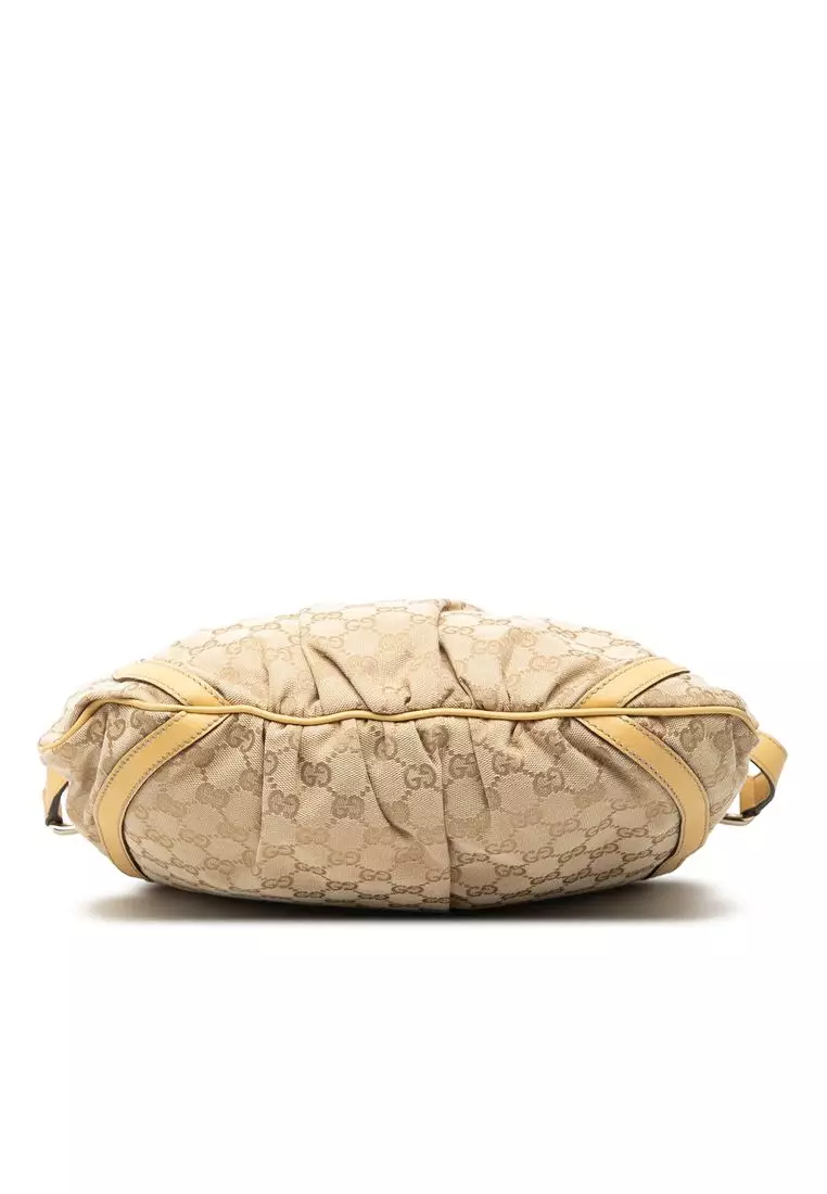 Pre-Loved Gucci Gg Canvas Abbey D Ring Crossbody