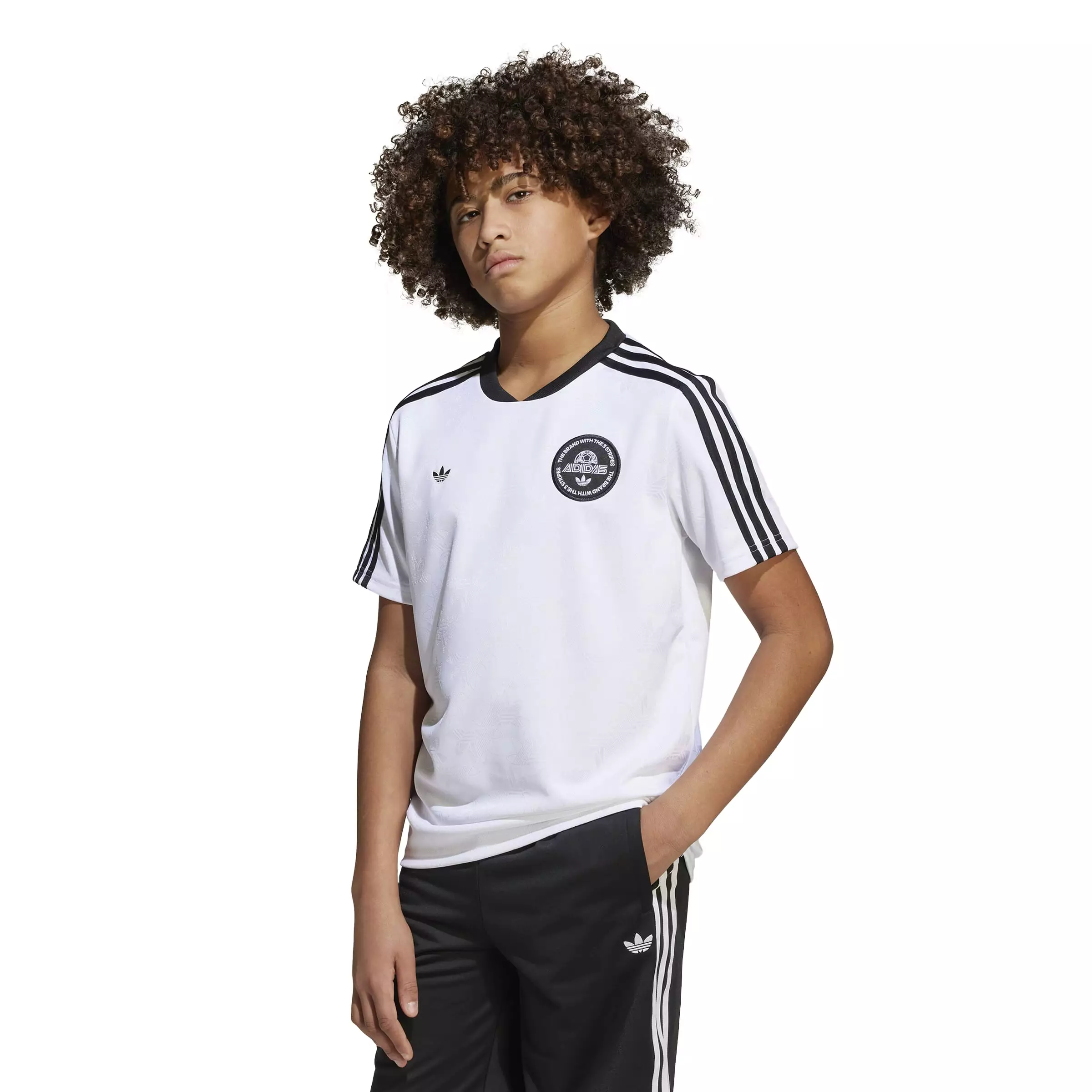 ADIDAS Football T-Shirt Kids JV7682 - Jersey Anak (Putih)