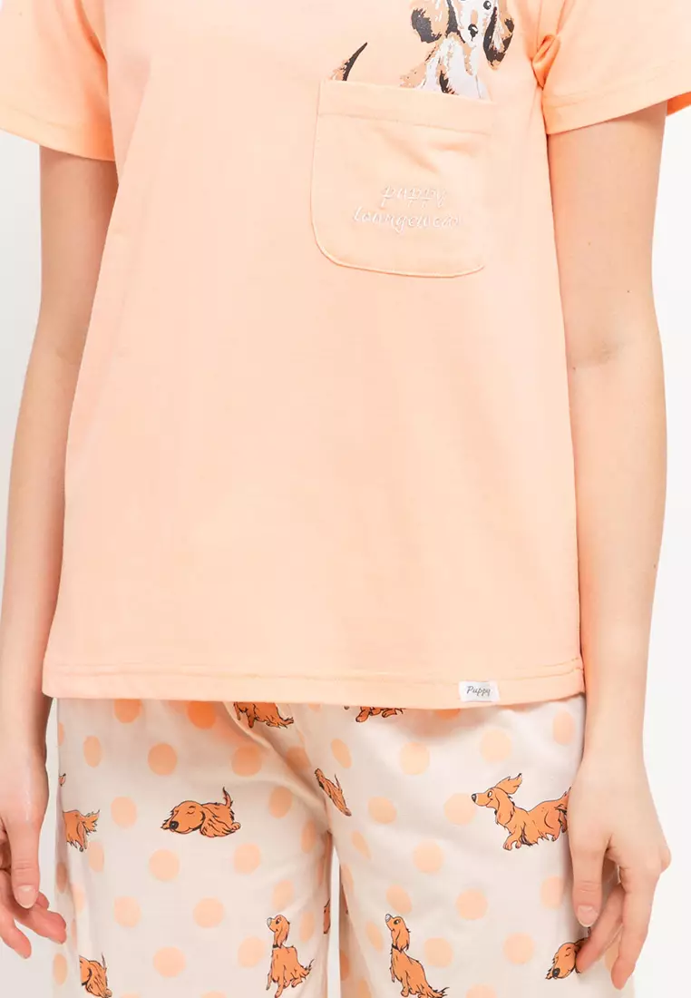 Pyjama Pijama Short Sleeve Short Pants Sleepwear