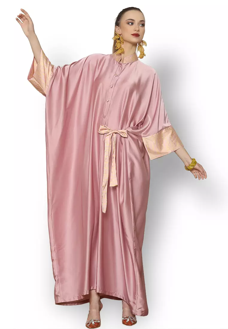 Kanzi Exclusive Long Sleeve Songket Kaftan